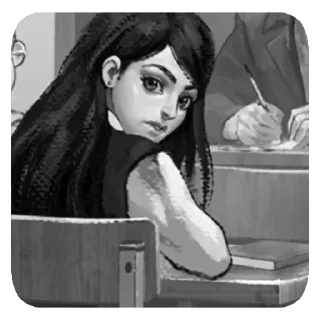 😶 emoji Полина «Зайчик»(@MediaStickers) Telegram sticker 10 of 11