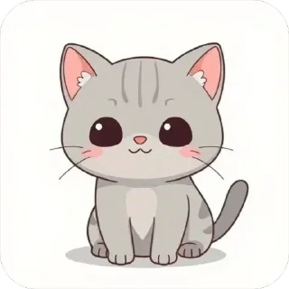 Siva cat by @AIStixBot sticker 1