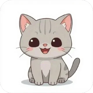 Siva cat by @AIStixBot sticker 2