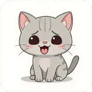 Siva cat by @AIStixBot sticker 4