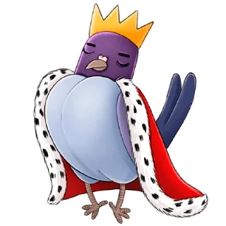 🤴 emoji Голубь Telegram sticker 22 of 26