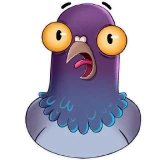 😲 emoji Голубь Telegram sticker 9 of 26