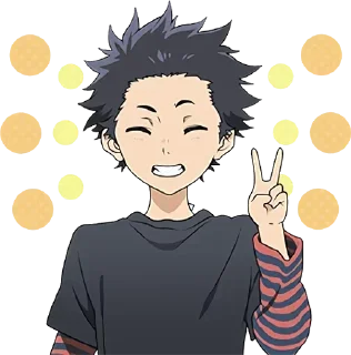 🥰 emoji @anime_stickerr Форма Голоса Telegram sticker 16 of 30