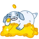 🤑 emoji Пёс Полтос от @TgSticker Telegram sticker 5 of 48