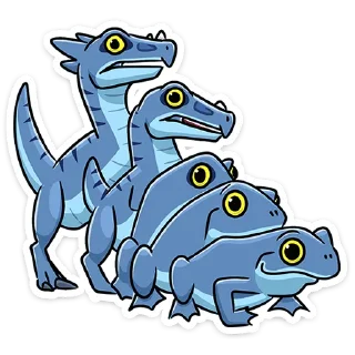 😐 emoji Брозавр :: @stickroom Telegram sticker 6 of 48