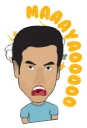 😫 emoji Bollywood Telegram sticker 11 of 55