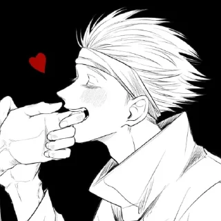 😎 emoji Gojo Satoru JJK @shanisharu Telegram sticker 19 of 100