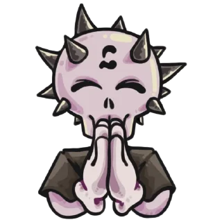 Sticker from @saint_mob skelly