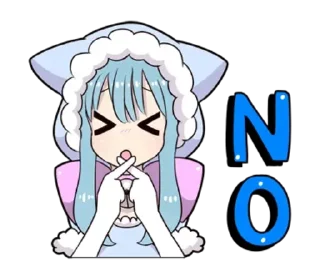🙂‍↔️ emoji snow girls ` | By: @wexsavi ❄️ Telegram sticker 23 of 40