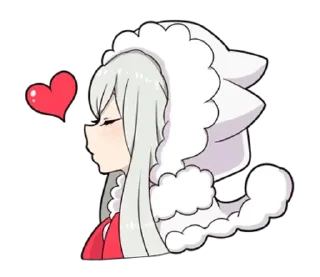 ❤️ emoji snow girls ` | By: @wexsavi ❄️ Telegram sticker 12 of 40
