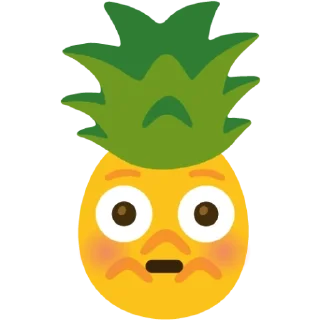 Sticker from pineapple