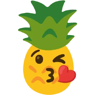 Sticker from pineapple