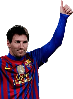 👍 emoji Messi Telegram sticker 24 of 73