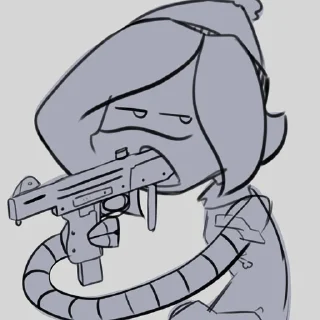 Sticker from Murder Drones