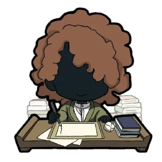 ✍ emoji BSD x Genshin Chibi Telegram sticker 23 of 40