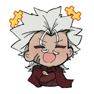 😆 emoji BSD x Genshin Chibi Telegram sticker 22 of 40