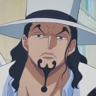 🙄 emoji Rob Lucci Telegram sticker 7 of 23