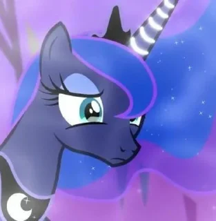 😱 emoji Luna | @MyLittlePony_bots Telegram sticker 8 of 90