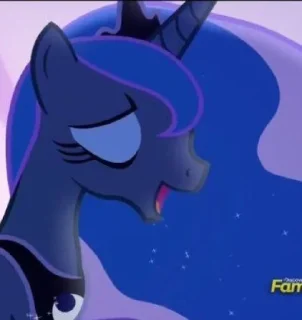💋 emoji Luna | @MyLittlePony_bots Telegram sticker 9 of 90