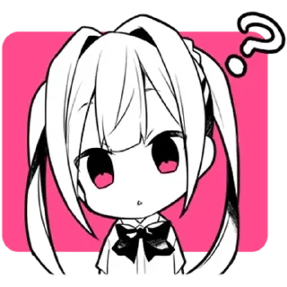 Sticker from ୨୨ милая тян ⊹ . @stickers_emoji_R1N °. . !!