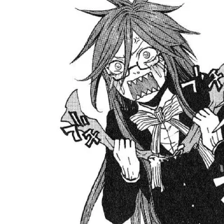 🩸 emoji Grell Sutcliff. 🩸 Telegram sticker 16 of 26