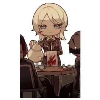 😶 emoji Faust Limbus Company Telegram sticker 3 of 60