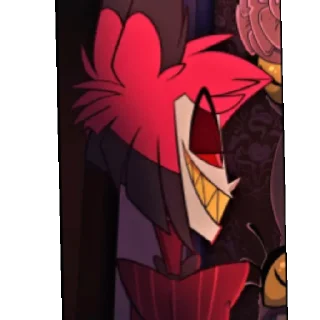 😏 emoji Alastor Telegram sticker 21 of 40