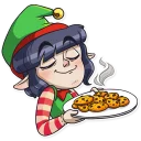 🍪 emoji Santa's Little Helper Telegram sticker 18 of 26