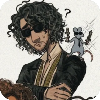 🫥 emoji Бруно. Telegram sticker 18 of 35