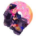 🍩 emoji lol Telegram sticker 22 of 110