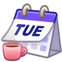 🗓 emoji Desk Calendar | @Gift_Alerts Telegram sticker 15 of 100