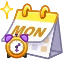 🗓 emoji Desk Calendar | @Gift_Alerts Telegram sticker 14 of 100