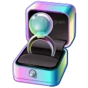 💎 emoji Diamond Ring | @Gift_Alerts Telegram sticker 18 of 100