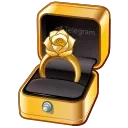 💎 emoji Diamond Ring | @Gift_Alerts Telegram sticker 17 of 100
