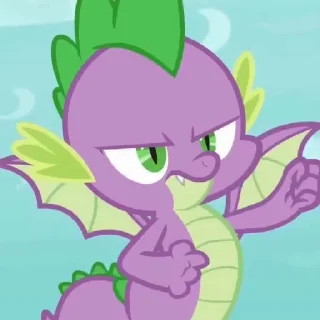 Sticker from Spike | @MLPstick