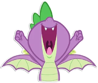 Sticker from Spike | By @Egor418