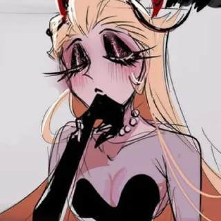 🤔 emoji Lilith Telegram sticker 20 of 52
