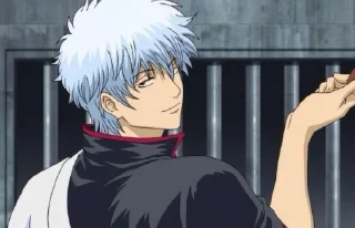 🙂 emoji @P_H_X_1 Gintoki. Telegram sticker 10 of 48