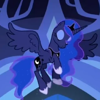 🌑 emoji Princess Luna | @MLPstick Telegram sticker 18 of 50