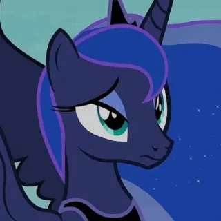 🌑 emoji Princess Luna | @MLPstick Telegram sticker 10 of 50