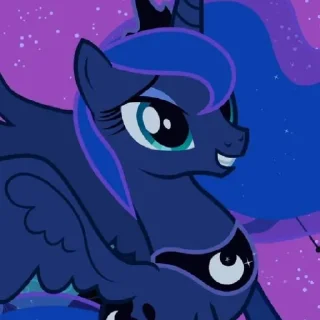 Sticker from Princess Luna | @MLPstick