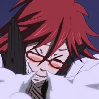 😤 emoji Grell (by @meruru) Telegram sticker 17 of 44