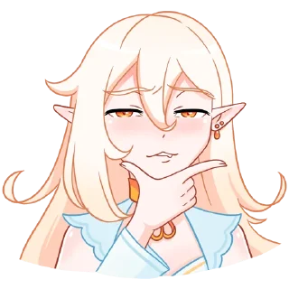 🤔 emoji Айрис Telegram sticker 5 of 48