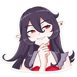 🌟 emoji ^^Тёмная Айрис^^ Telegram sticker 12 of 26