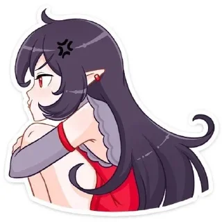 🌟 emoji ^^Тёмная Айрис^^ Telegram sticker 15 of 26