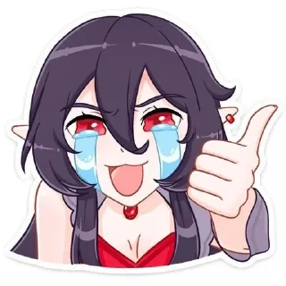 🌟 emoji ^^Тёмная Айрис^^ Telegram sticker 19 of 26