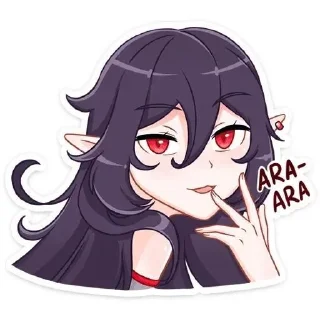 🌟 emoji ^^Тёмная Айрис^^ Telegram sticker 22 of 26