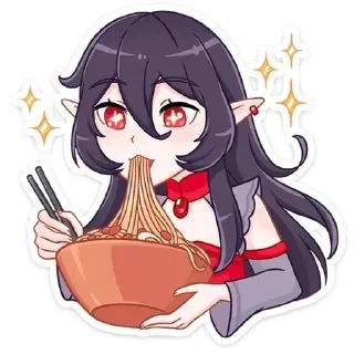 🌟 emoji ^^Тёмная Айрис^^ Telegram sticker 6 of 26