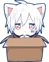 🤩 emoji Mafumafu Sticker (cat) :: @line_stickers Telegram sticker 22 of 80