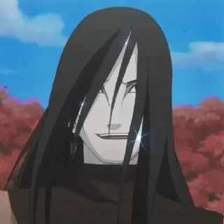 😏 emoji 🐍Orochimaru-san🐍 Telegram sticker 8 of 30
